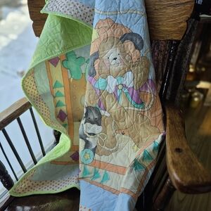 Never Used Gift Ready Cowboy Western Animal-Themed Kids Quilt